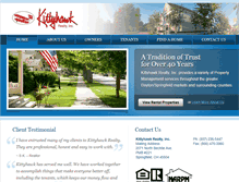 Tablet Screenshot of kittyhawkrealtyinc.com